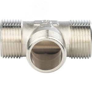 Тройник ННН 1/2'х1/2'х1/2' никелированный - фото 2