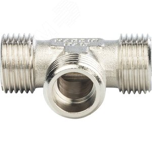 Тройник ННН 3/4'х3/4'х3/4' никелированный - фото 2