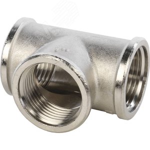 Тройник ВВВ 1'х1'х1' никелированный - фото 1