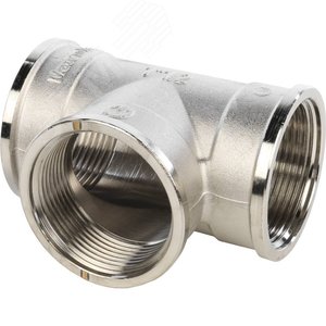 Тройник ВВ никелированный 1'1/2 - фото 1