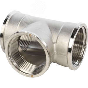 Тройник ВВ никелированный 1'1/2 - фото 2