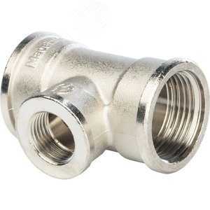 Изображение товара Тройник ВВВ 1'х1/2'х1' переходной, никелированный (шт)