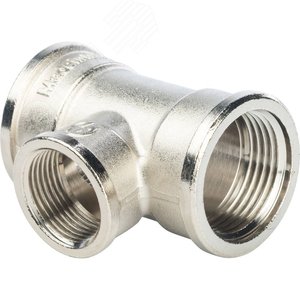 Изображение товара Тройник ВВВ 1'х3/4'х1' переходной, никелированный (шт)