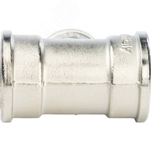 Тройник ВВВ 1'х3/4'х1' переходной, никелированный - фото 4