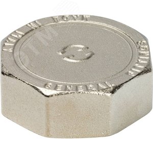 Заглушка ВР никелированная 1'1/2 - фото 1