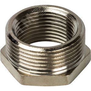 Футорка НВ 1'1/2х1'1/4 никелированная - фото 2