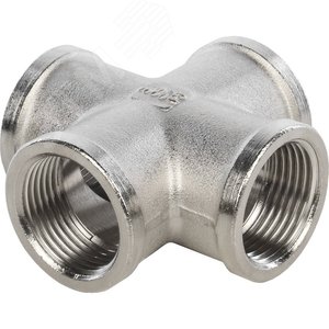 Крестовина ВВ 3/4' никелированная - фото 1