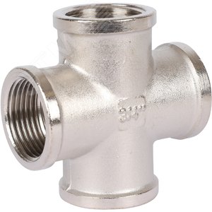 Крестовина ВВ 3/4' никелированная - фото 5