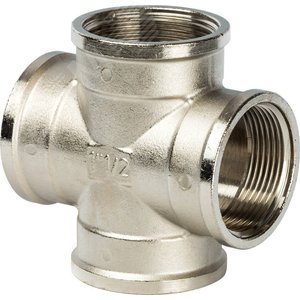 Крестовина ВВ никелированная 1'1/2 - фото 1