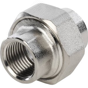 Разъемное соединение 'американка' ВВ никелированное 1/2 - фото 5