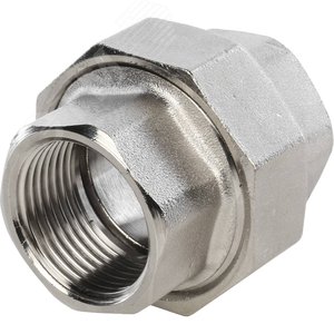 Разъемное соединение 'американка' ВВ никелированное 1' - фото 5