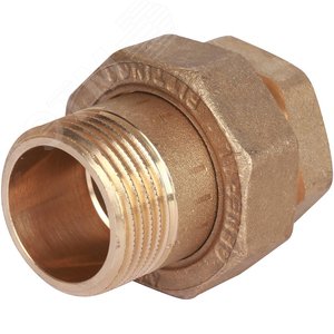 Соединение разъемное 'американка' ВН, уплотнение под гайкой o-ring кольцо 1' - фото 2