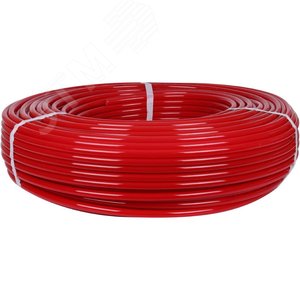Труба из сшитого полиэтилена PEX-a EVOH 16х2,0 бухта 500м, красная