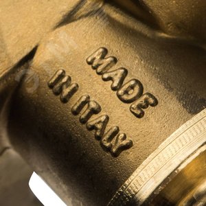 Угольник 25х3/4'ВР переходной с внутренней резьбой, водорозетка, аксиальный, латунь - фото 7