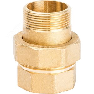 Разъемное соединение 'американка' ВН, уплотнение под гайкой по плоскости 1' 1/2 - фото 2