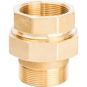 Разъемное соединение 'американка' ВН, уплотнение под гайкой по плоскости 2' - фото 1