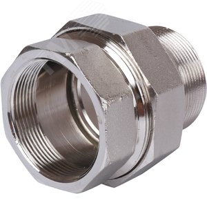 Сгон разъемный ВН 2' прямой (американка), никелированный - фото 4