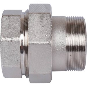 Сгон разъемный ВН 2' прямой (американка), никелированный - фото 5