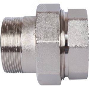 Сгон разъемный ВН 2' прямой (американка), никелированный - фото 7