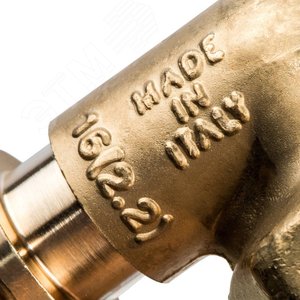 Угольник 16х3/4'ВР переходной с внутренней резьбой, аксиальный, латунь - фото 6