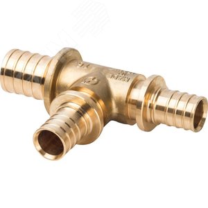 Тройник 32х25х25 переходной, аксиальный, для труб из сшитого полиэтилена - фото 1