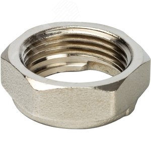 Соединение разъемное с плоским уплотнением и обратным клапаном, никелированное 3/4' - фото 5