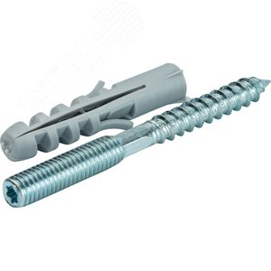 Хомут для труб комплект хомут+шпилька шуруп +дюбель пластиковый 2 1/2' (75-80) - фото 6