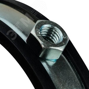 Хомут для труб комплект хомут+шпилька шуруп +дюбель пластиковый 3' (87-94) - фото 4