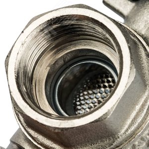 Кран шаровой с фильтром 1/2' ручка бабочка - фото 5