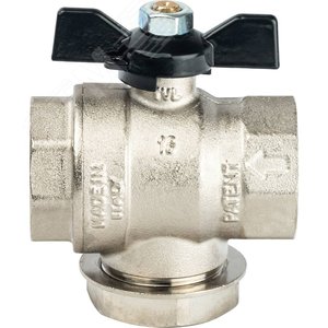 Кран шаровой с фильтром 1' ручка бабочка - фото 4