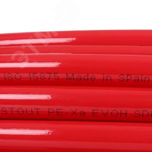Труба из сшитого полиэтилена PEX-a EVOH 20х2,0 бухта 240м, красная SPX-0002-242020 STOUT - 2