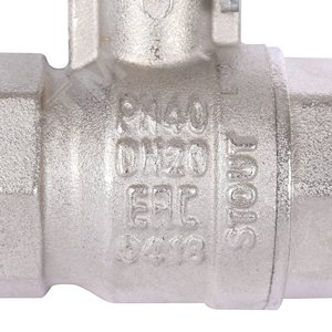 Кран шаровой стандартнопроходной 3/4' ВВ ручка рычаг - фото 9