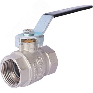 Кран шаровой стандартнопроходной 1' ВВ ручка рычаг - фото 1