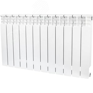 Изображение товара Радиатор биметаллический секционный 500/90/12 боковое подключение (шт)