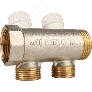 Коллектор распределительный 1', 2 отвода 3/4'ЕК - фото 9