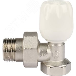 Клапан ручной терморегулирующий с неподъемным шпинделем, угловой 3/4 SVRs 1152 000020 STOUT - 2