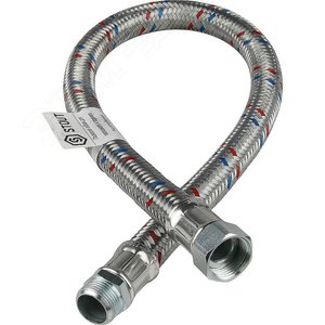 Подводка гибкая для воды 3/4' ВН длина 80 см - фото 1