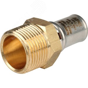 Переходник с наружной резьбой 3/4'x16 для металлопластиковых труб прессовой - фото 4