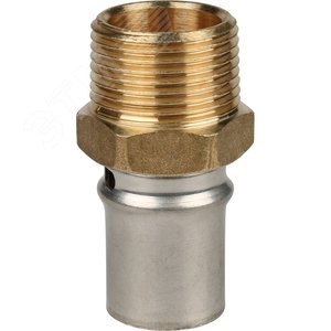 Переходник с наружной резьбой 3/4'х20 для металлопластиковых труб прессовой - фото 5