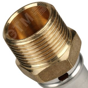 Переходник с наружной резьбой 3/4'х20 для металлопластиковых труб прессовой - фото 6