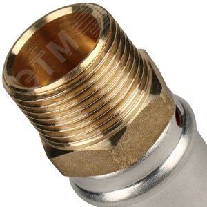 Переходник с наружной резьбой 3/4'х26 для металлопластиковых труб прессовой - фото 6