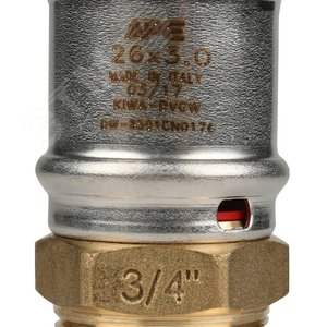 Переходник с наружной резьбой 3/4'х26 для металлопластиковых труб прессовой - фото 8