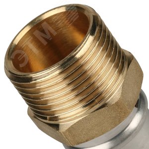 Переходник с наружной резьбой 1'х26 для металлопластиковых труб прессовой - фото 6