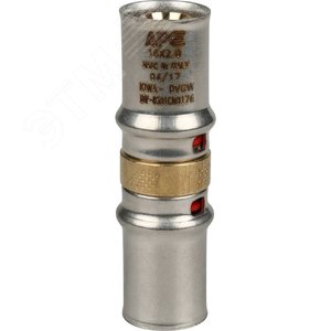 Муфта-пресс соединительная равнопроходная 16х16 для металлопластиковых труб SFP-0003-001616 STOUT - 2
