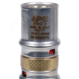 Муфта-пресс соединительная равнопроходная 20х20 для металлопластиковых труб - фото 5