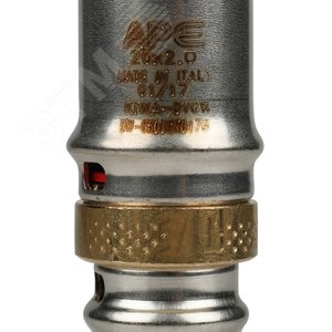 Муфта соединительная переходная 20х16 для металлопластиковых труб прессовой - фото 9