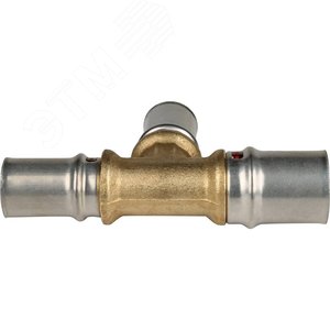 Тройник переходной 20х16х16 для металлопластиковых труб прессовой - фото 5