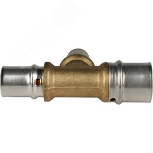 Тройник переходной 26х16х20 для металлопластиковых труб прессовой - фото 5