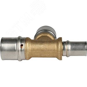 Тройник переходной 26х26х16 для металлопластиковых труб прессовой - фото 5