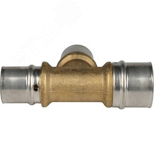 Тройник переходной 32х26х26 для металлопластиковых труб прессовой - фото 5